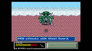 Final Fantasy Missed-It Quest Behemoth Boss Fight | SNES | Final Fantasy Mystic Quest