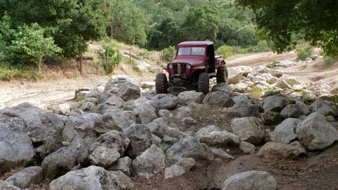 Willys pickup at hollister hills mini rubicon