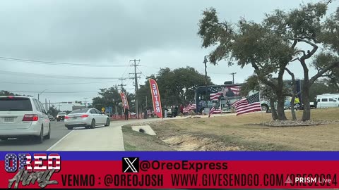 Live - Take Our Border Back Convoy - Drippings Springs Heading South - #TOBB