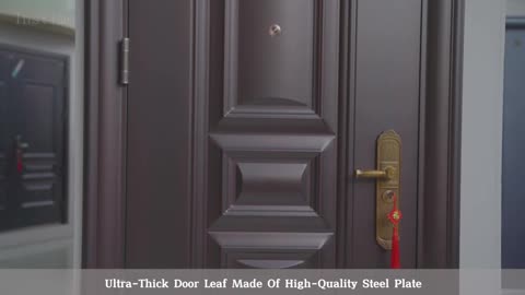Instime United Kingdom Style Class A Burglar Latest Design Fire Rated Exterior security steel Door