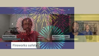 Be safe with fireworks