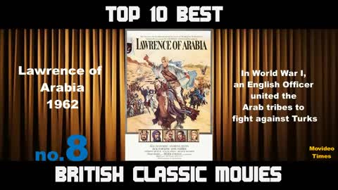 Top 10 (ten) best British classic movies