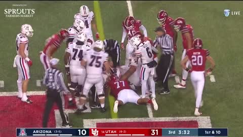 Arizona vs. No. 14 Utah _ Game Highlights _ College Football _ 2022 Season