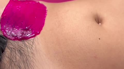 Watch as Wax Fairy Demonstrates Bikini Waxing with Sexy Smooth Tickled Pink Wax!