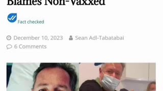 VAXXED PIERS MORGAN REVEALS HE HAS VAIDS- BLAMES THE NON VAXXED