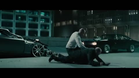 Shaw Fights With Dom "Fast and Furious 7"