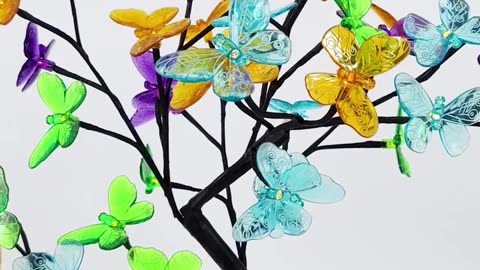Transform your space with the enchanting Butterfly Tree light ✨? #homeaccent #butterflylove