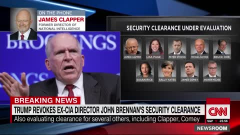James Clapper: Pulling John Brennan's security clearance is First Amendment issue