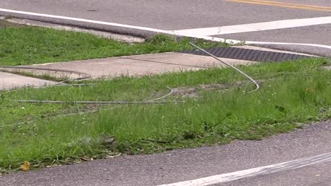 Be aware of downed power lines 1