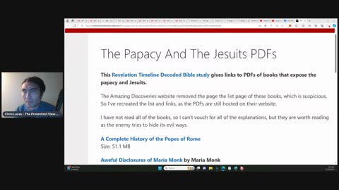 David Nikao Wilcoxson - The Papacy And The Jesuits PDFs @EndTimesDeceptions