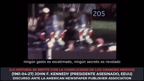 1961-04-27: DISCURSO JFK: JHON F KENNEDY: A MEDIOS DE COMUNICACIÓN