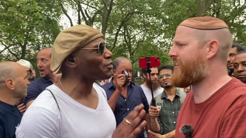 Zonist Joseph confronted by non Muslim visitor_ Speakers corner # plestaine and