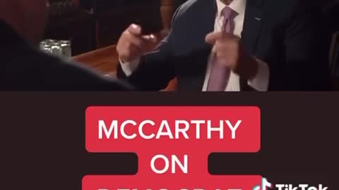 Mccarthy On Democrat Committee Assignments