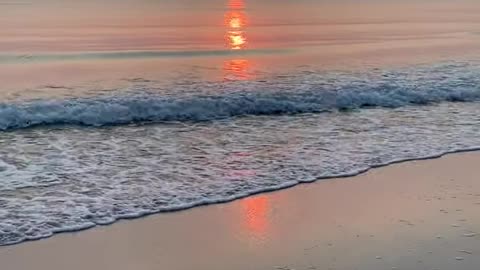 Mesmerizing Morning Sunrise Over Beach