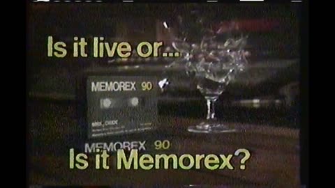 Is it Live... or is it Memorex? 1979 TV Commercial