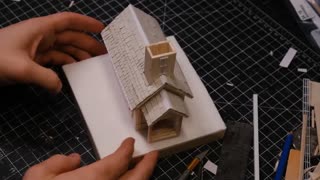 【Model making】Build a western town, handmade, six episodes.