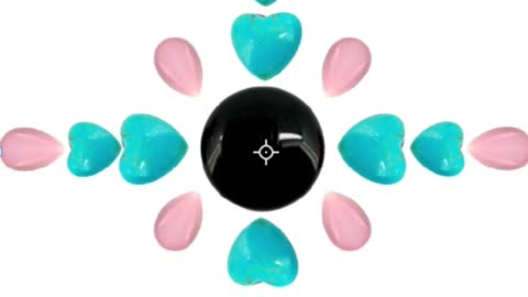 Natural turquoise heart-shape size 10mm and Princess spiny oyster cab szie 6*9mm