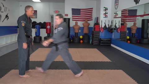 Correcting common errors executing the American Kenpo technique Clutching Feathers