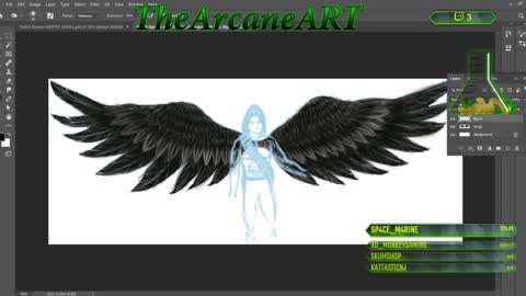 Kippie Angel (ONE Minute Speed Painting)