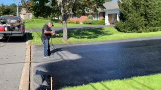 Professional Asphalt Spray Sealing: “The Friday Afternoon Sealed One” Top Coats Pavement Maintenance