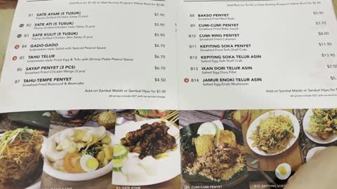 Authentic Indonesian Food in Singapore