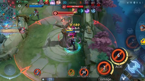 Mobile legends Gusion fight