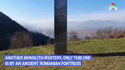 Mysterious Monolith Appears On Romanian Hillside | NBC News NOW