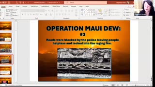 OPERATION MAUI DEW - STEPHANIE SLEDGE WITH JACK MULLEN ON MAUI'S FIRESTORM FALSE FLAG