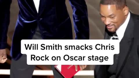 Will Smith smacks ChrisRock on Oscar stage