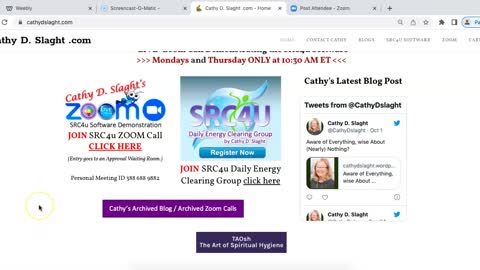 SRC4u Software Demonstration Zoom Call Oct 10, 2022