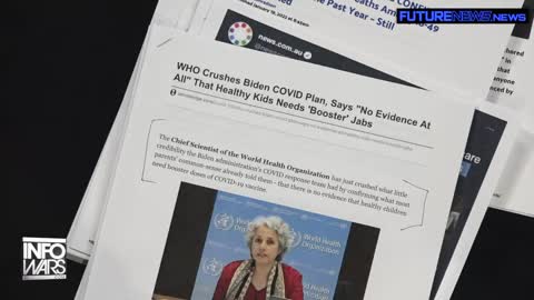 WHO Crushes Biden COVID Plan, Says 'No Evidence At All' That Healthy Kids Needs ‘Booster’ Jabs