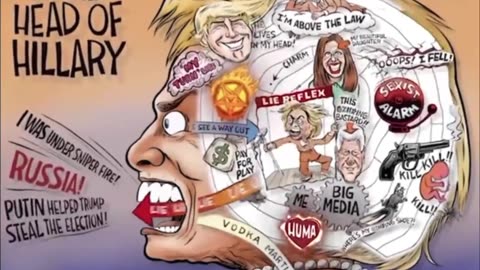 Ben Garrison - Inside Hillary's head