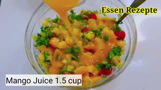 Sweet & Sour Mango Salsa Recipe by RoyalDesiFood