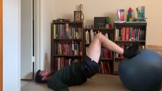 SWISS BALL HAMSTRING CURL