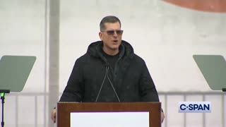 Legendary Football Coach Jim Harbaugh Gives Epic Speech At The "March For Life"