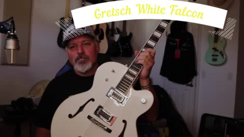 New Guitar Day..Billy Duffy Gretsch White Falcon