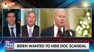 Kevin McCarthy: No one has asked this question about the Biden docs discovery