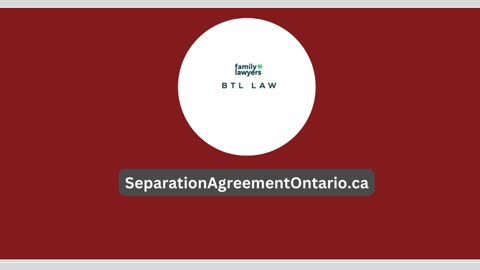 What is a Separation Agreement in Ontario?