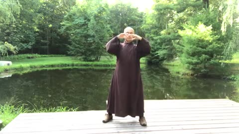 Qi gong exercise for 15 minutes