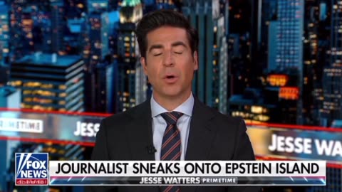 JOURNALIST SNEAKS ONTO EPSTEIN ISLAND