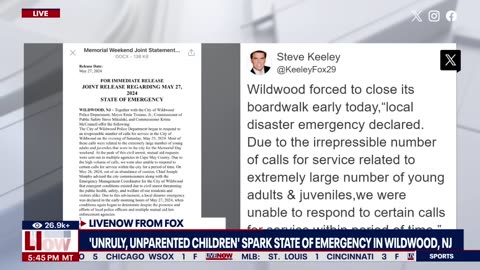 Jersey Shore state of emergency sparked by 'unruly, undisciplined' children LiveNOW from FOX