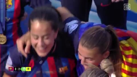 TROPHY CELEBRATIONS | Barcelona Lift The UWCL For The Second Time