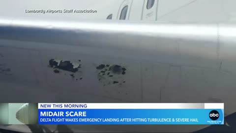 Passenger jet diverted after hitting severe turbulence l