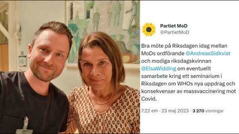 Partiet MODs Andreas Sidqvist träffar Elsa Widding