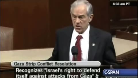 Dr. Ron Paul: "Israel created Hamas" ✡️☪👳💣💥