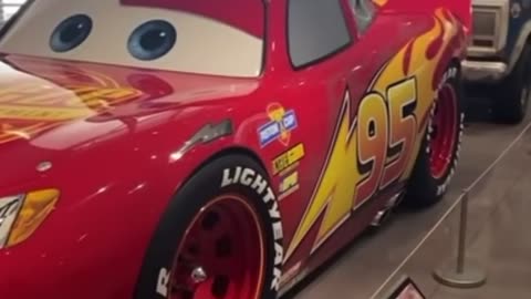 Real life lightning Mcqueen car