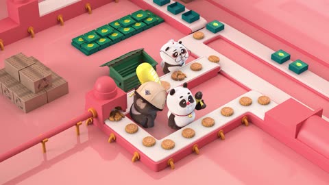 【Bamboo Panda ❤】Best Mooncakes Inspectors 🐼 | Short Animation | Funny Panda Cartoon