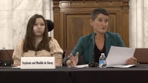 Senator Johnson Vaccine Panel: Maddie de Garay Paralyzed From Pfizer Vaccine Trial