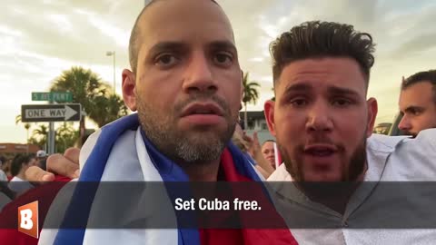 Cuban Immigrants: It's "Misinformation" to Say COVID, Hunger Are Causing Protests in Cuba