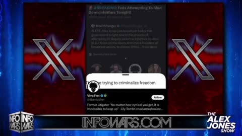 Feds Trying to SHUT DOWN Infowars - My Assessment on Yessterday's Twitter Space - Viva Frei